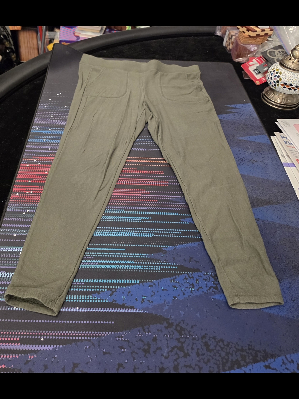 torrid Olive Green Fleece-lined Leggings